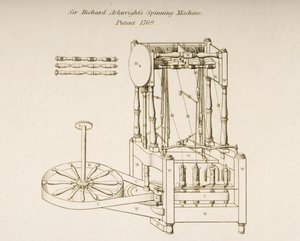 Drawing of Sir Richard Arkwright